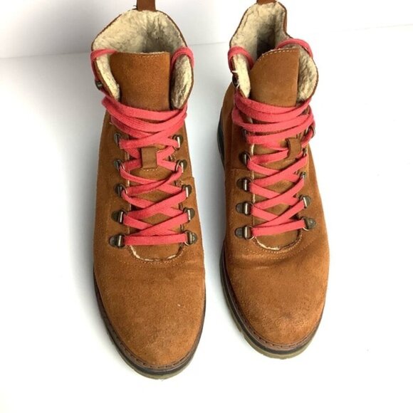 AVELLINI HIKING SUEDE SHEARLING LINED BOOTS 39 - Picture 4 of 13